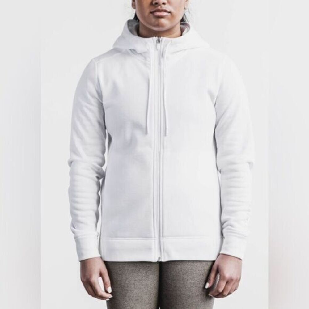 NWT NOBULL Women’s Pale Blue Performance Fleece Full Zip Hoodie - Size L